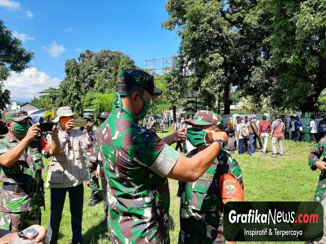Danrem 162/WB Ingatkan Fasilitator TNI, Polri dan Sipil Lombok Utara Amankan Diri Dari Covid-19